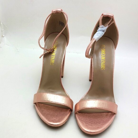 DREAM PAIRS Women's Hi-Chunk High Heel Pump Sandals - Picture 2 of 10